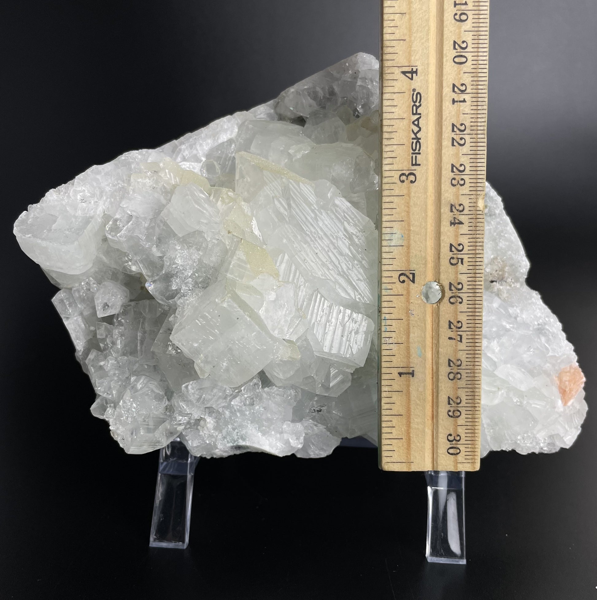 A zeolite cluster with distinctive earth-toned crystal formations.