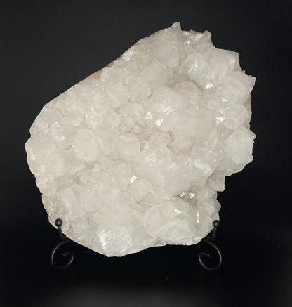 A zeolite cluster with distinctive earth-toned crystal formations.