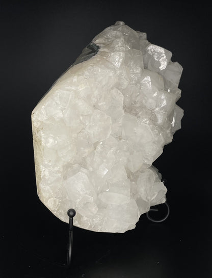 A zeolite cluster with distinctive earth-toned crystal formations.