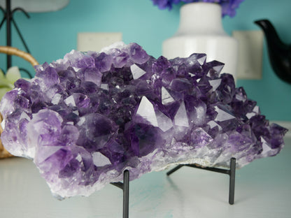 Amethyst Cluster | 11 inches | 98.3 ounces This & That Minerals