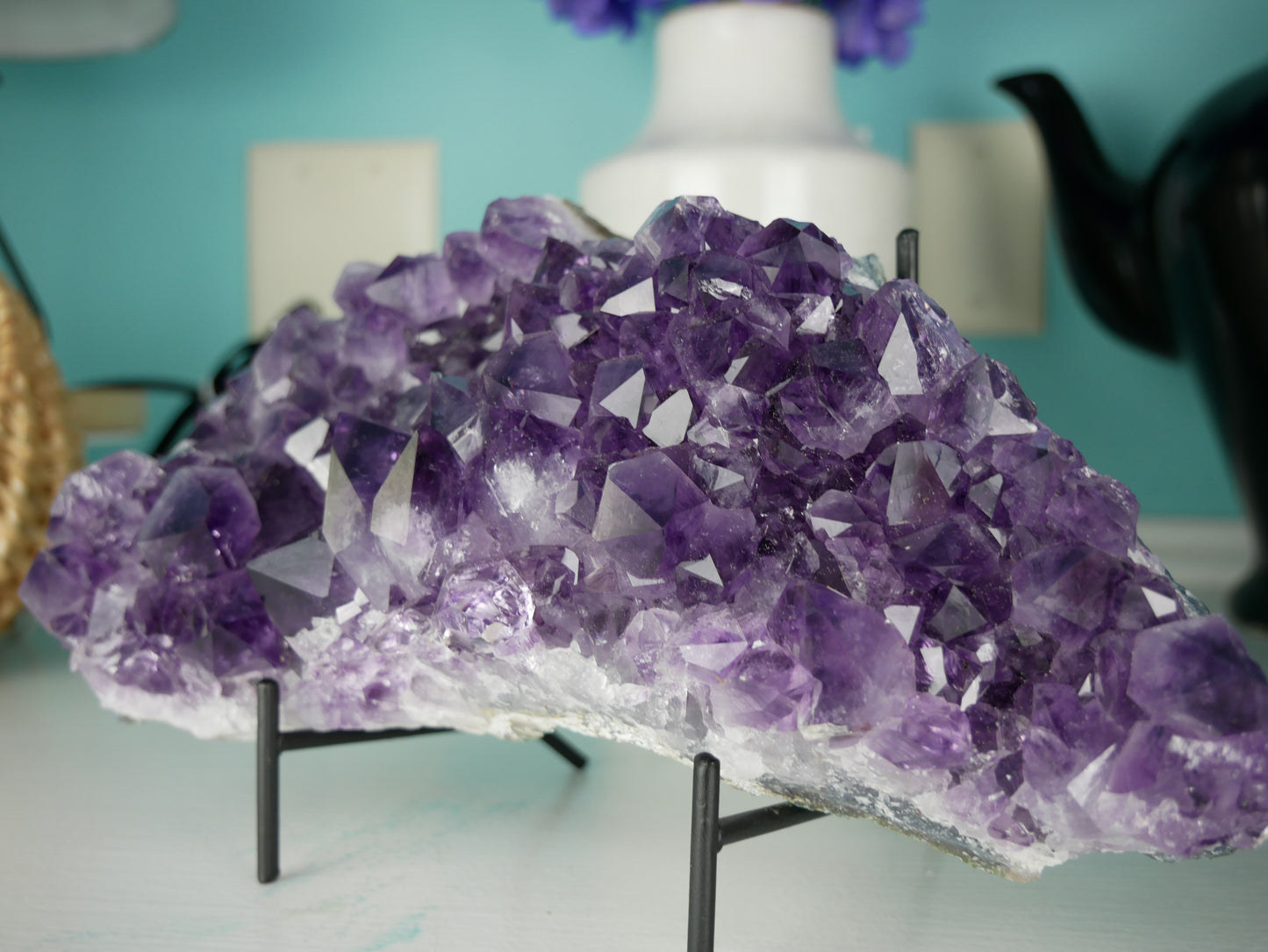 Amethyst Cluster | 11 inches | 98.3 ounces This & That Minerals