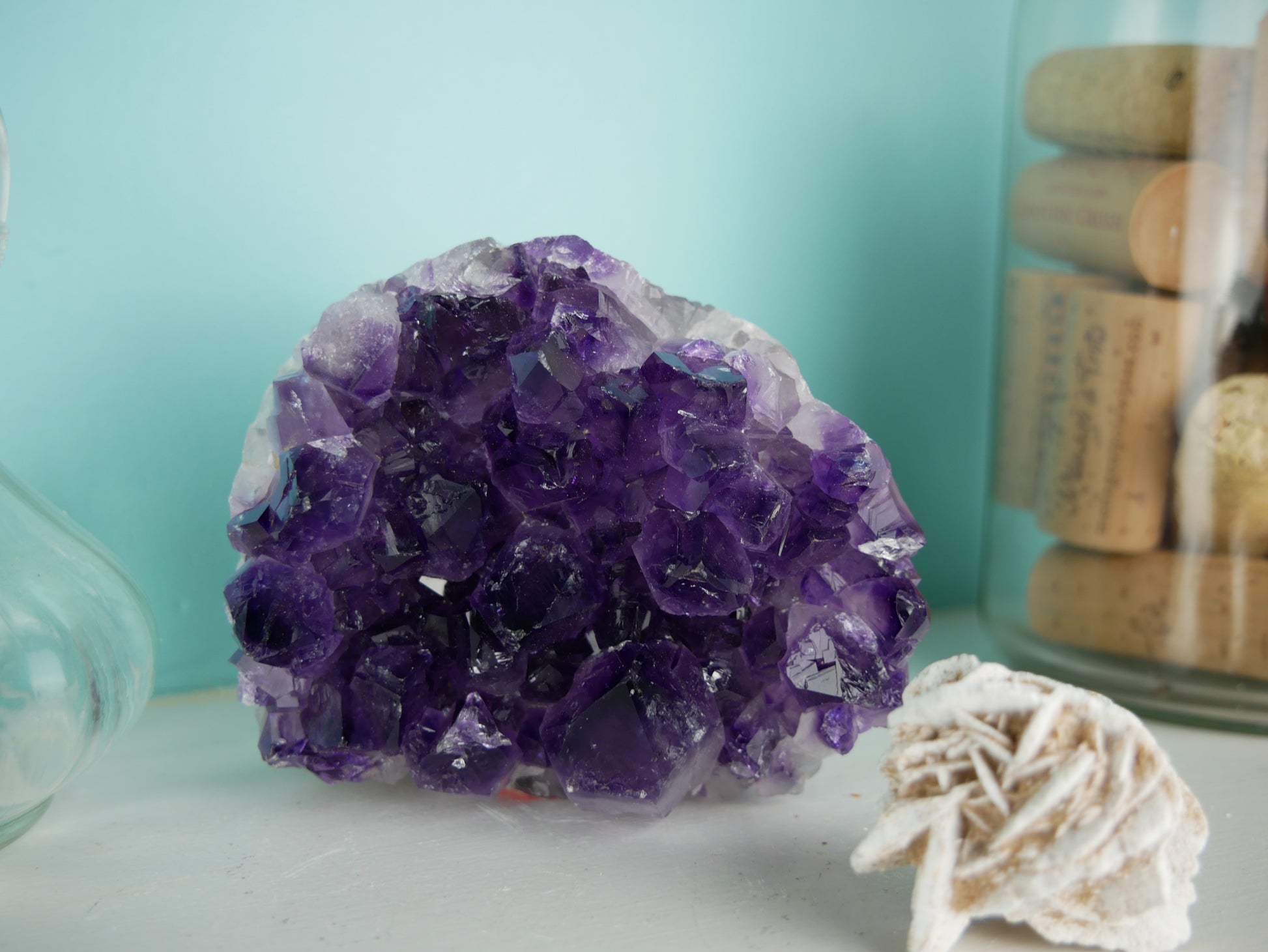 Grade A Amethyst Cluster | 21.6 ounces This & That Minerals