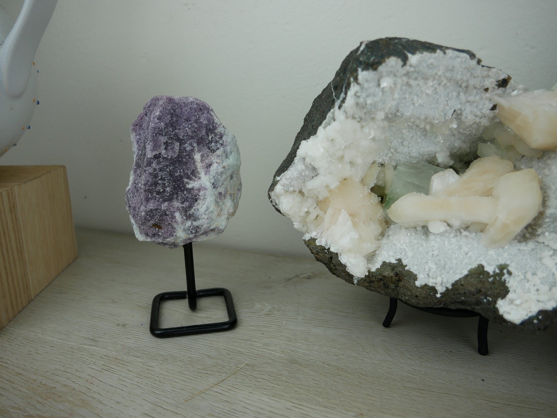 Lepidolite on Stand This & That Minerals