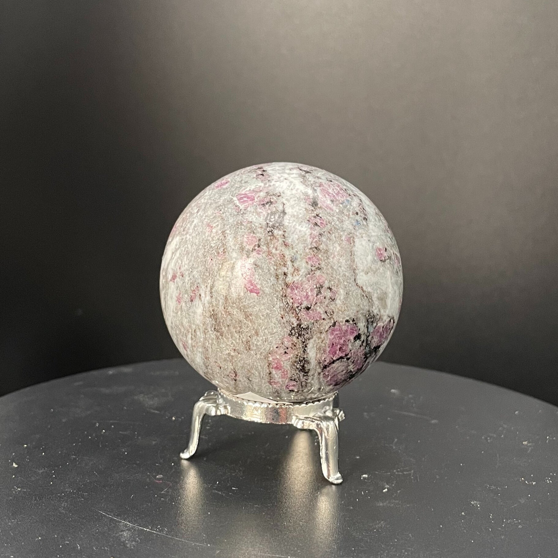 Pink Garnet Sphere (2.33") This & That Minerals