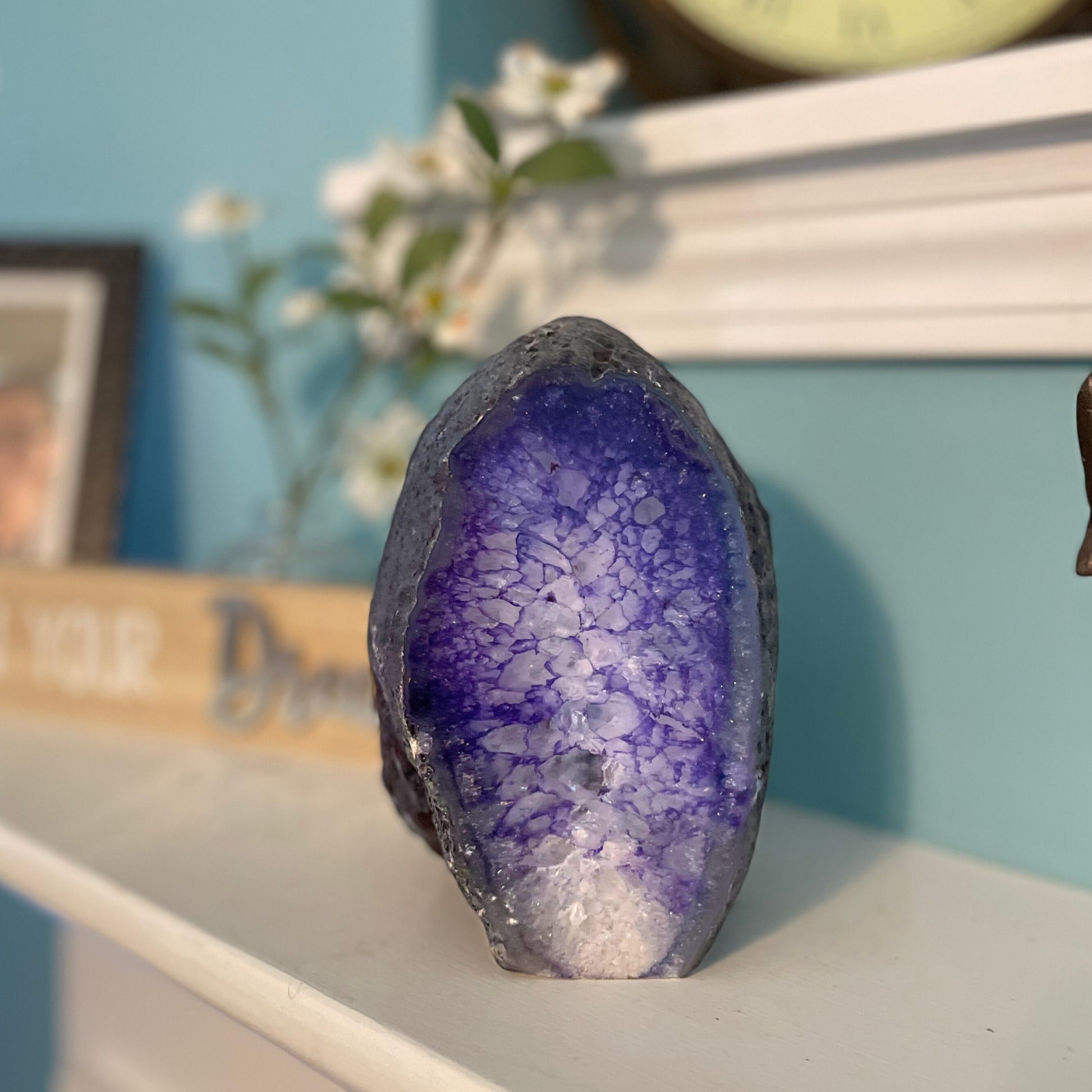 Purple Agate Lamp | 6 inches This & That Minerals