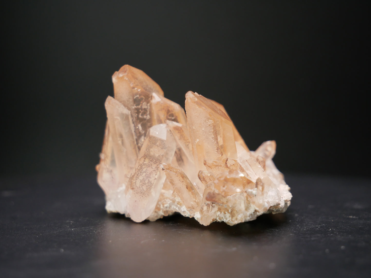 Raw Tangerine Quartz Crystal This & That Minerals