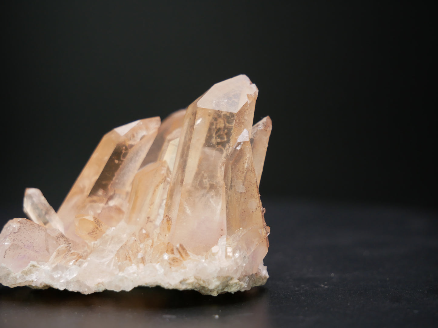 Raw Tangerine Quartz Crystal This & That Minerals