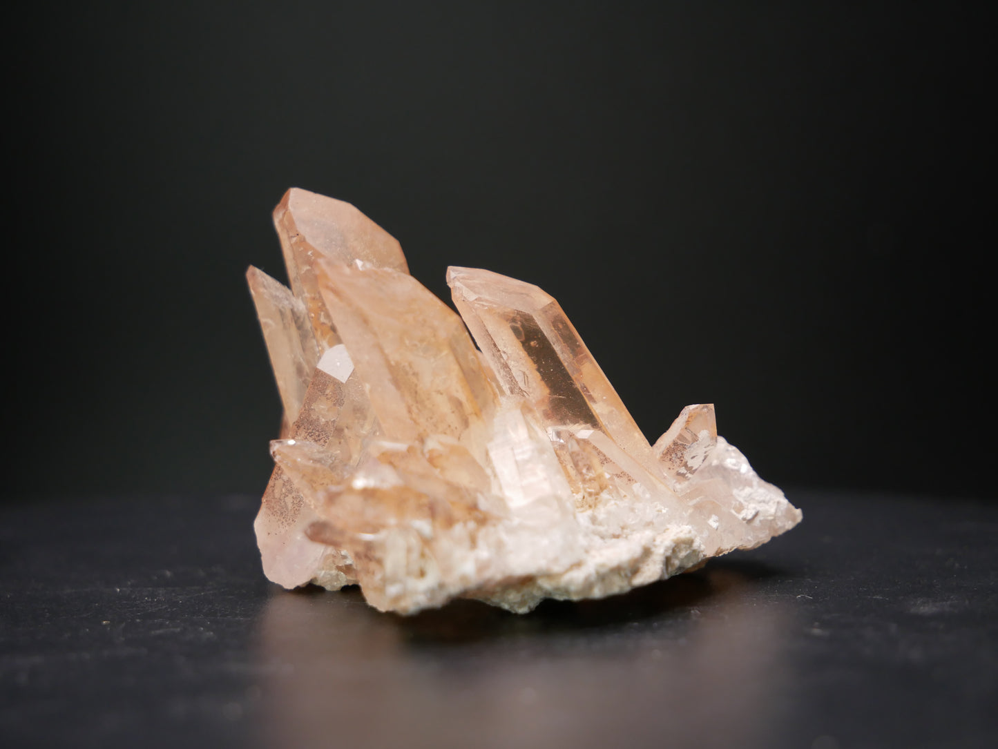 Raw Tangerine Quartz Crystal This & That Minerals