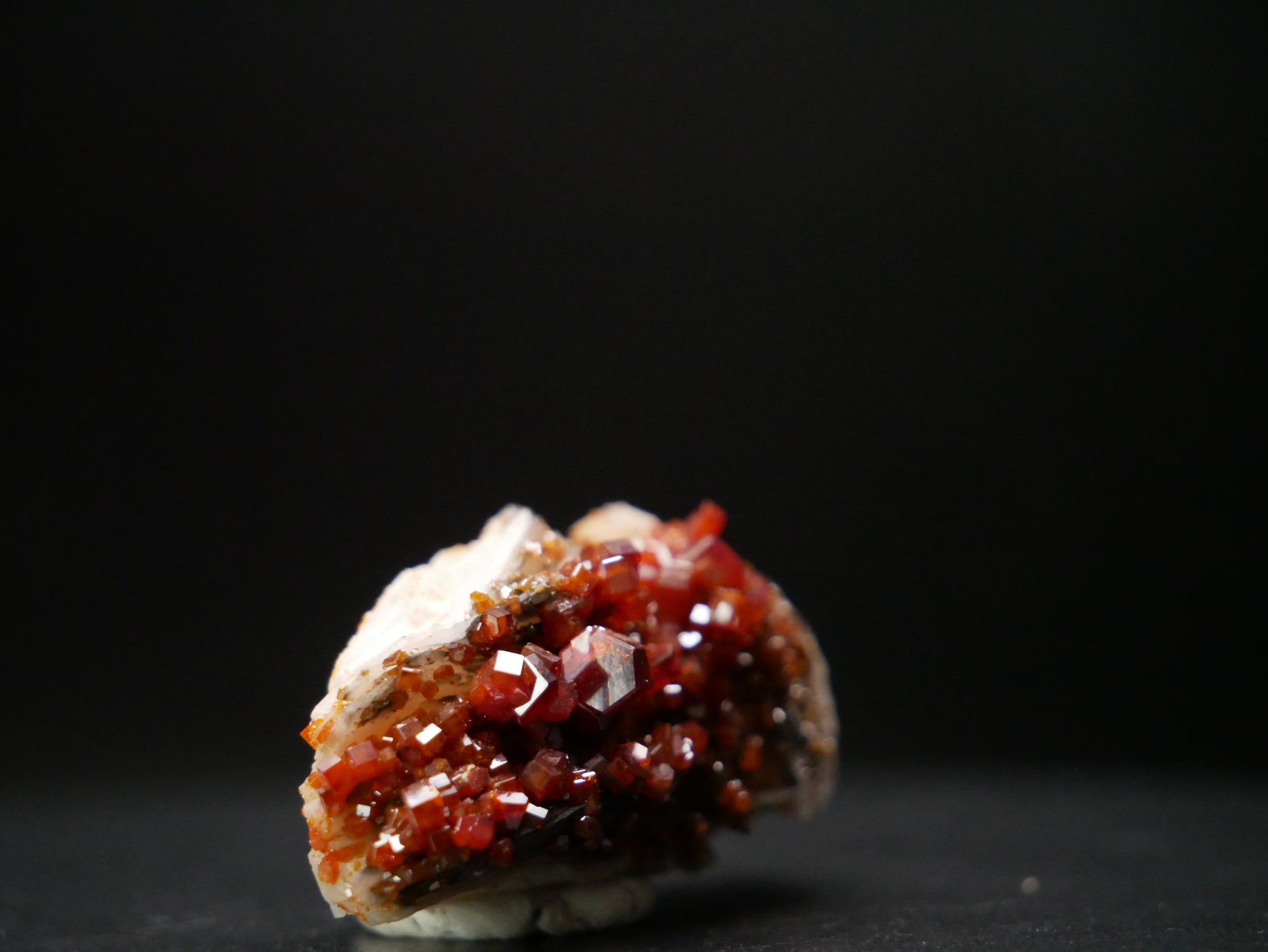 Vanadinite Specimen on Matrix - 28.2 grams This & That Minerals