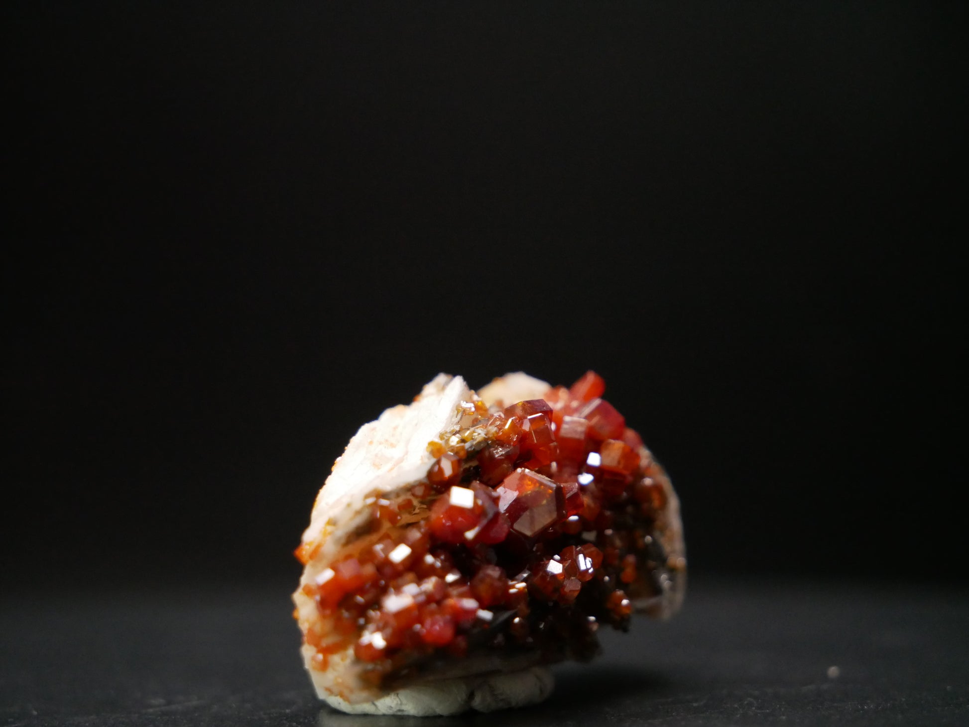 Vanadinite Specimen on Matrix - 28.2 grams This & That Minerals