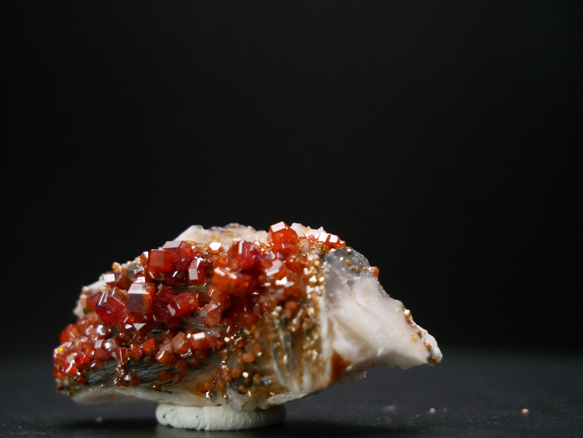 Vanadinite Specimen on Matrix - 28.2 grams This & That Minerals